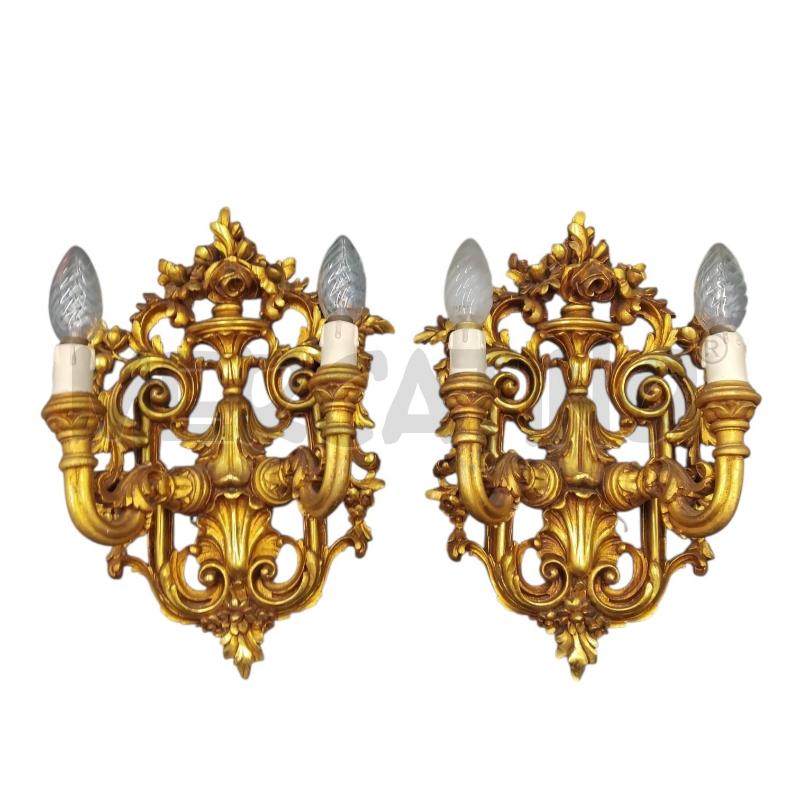 COPPIA APPLIQUE ORO    | Mercatino dell'Usato Bernareggio 1