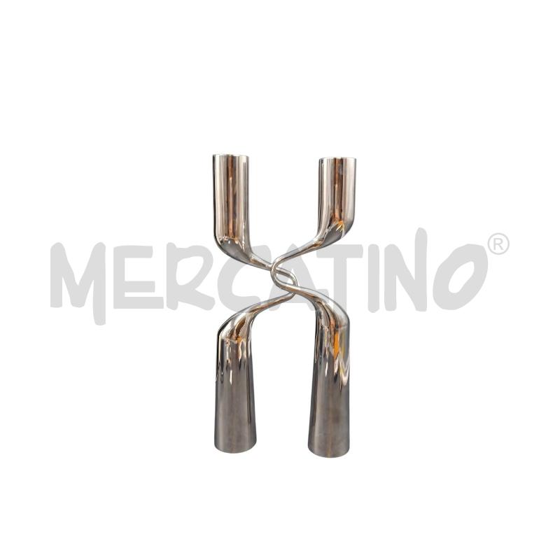 COPPIA CANDELABRI MIKAELA DORFEL  | Mercatino dell'Usato Bernareggio 2