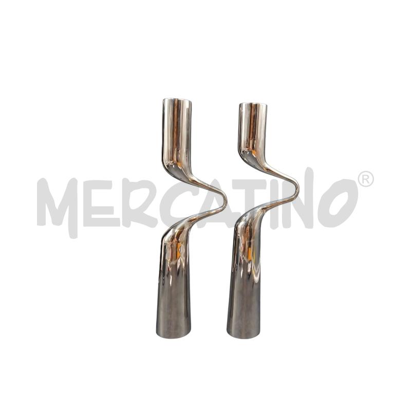 COPPIA CANDELABRI MIKAELA DORFEL  | Mercatino dell'Usato Bernareggio 3