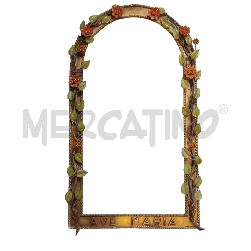 CORNICE FERRO FIORI AVE MARIA | Mercatino dell'Usato Bernareggio 1