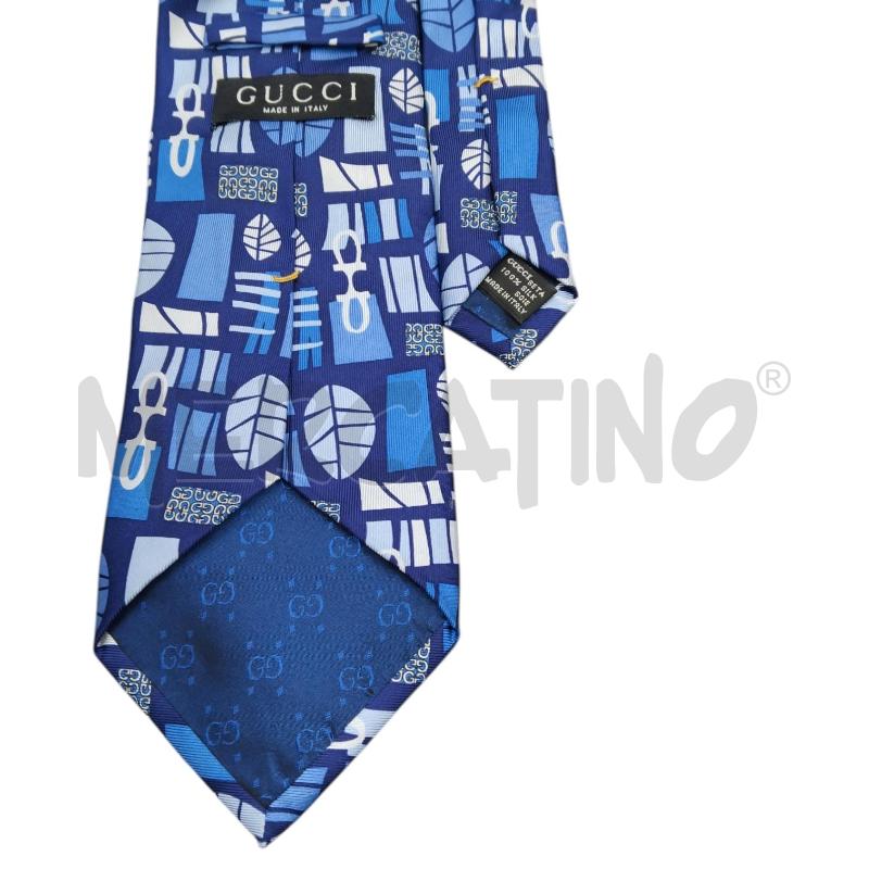 CRAVATTA GUCCI AZZUR BLU  | Mercatino dell'Usato Bernareggio 2