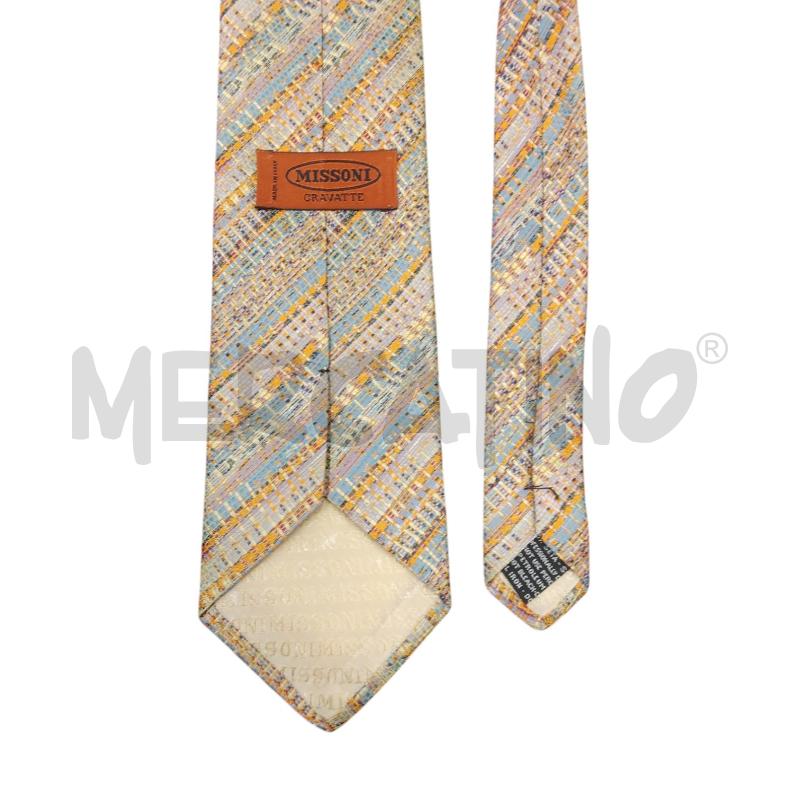 CRAVATTA MISSONI ROSA FANTA | Mercatino dell'Usato Bernareggio 2