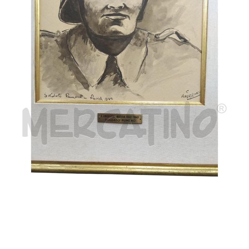 DISEGNO C.ANDREONI SOLDATO RUMENO | Mercatino dell'Usato Bernareggio 3
