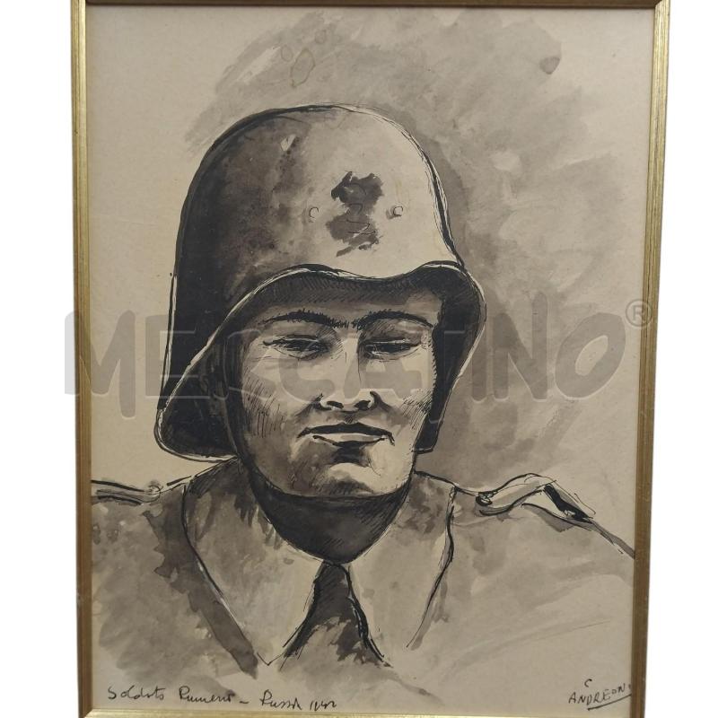 DISEGNO C.ANDREONI SOLDATO RUMENO | Mercatino dell'Usato Bernareggio 4