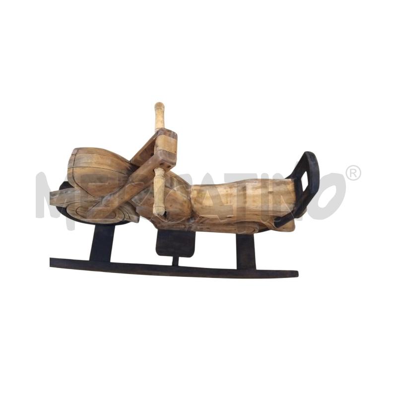 DONDOLINO MOTORETTA LEGNO  | Mercatino dell'Usato Bernareggio 3