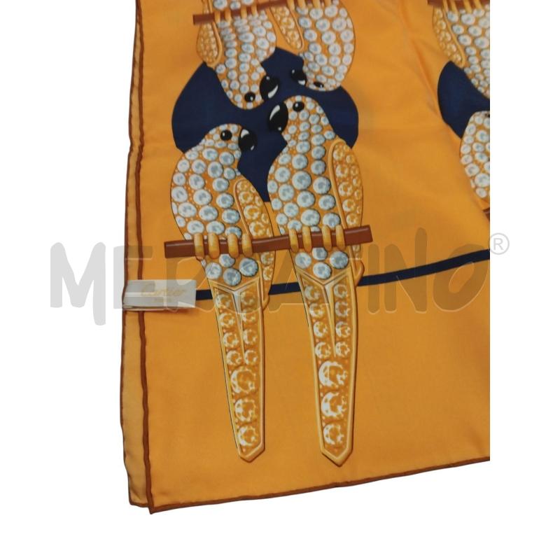 FOULARD CARTIER GIALLO PAPPAGALLI SCAT | Mercatino dell'Usato Bernareggio 2