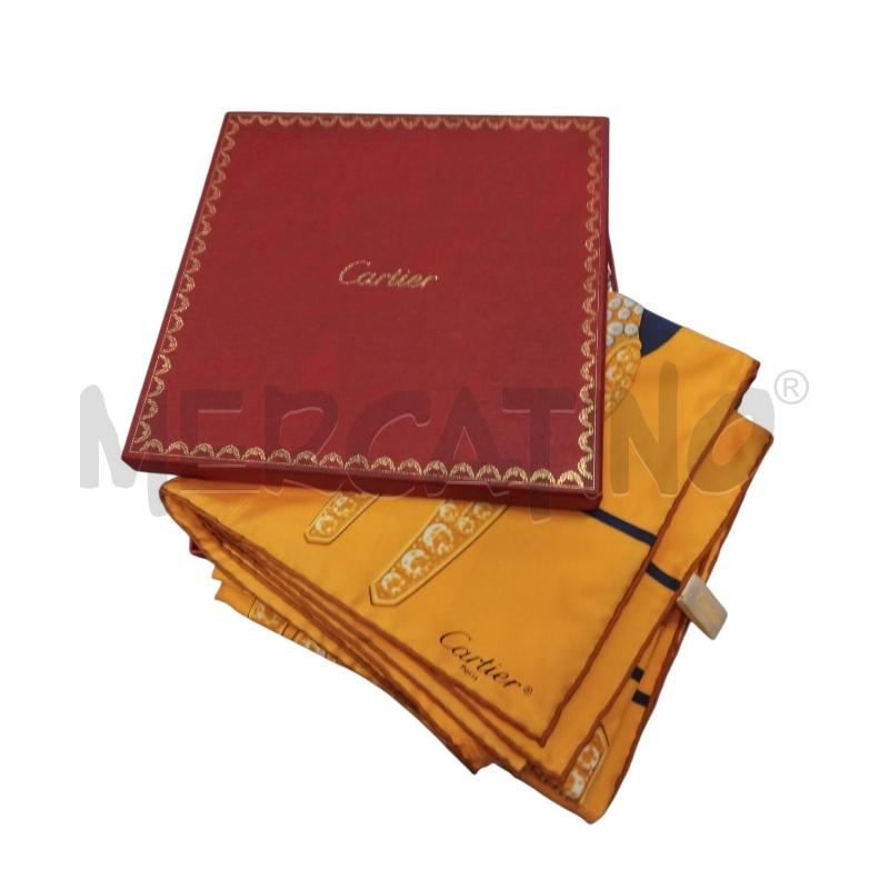 FOULARD CARTIER GIALLO PAPPAGALLI SCAT | Mercatino dell'Usato Bernareggio 3