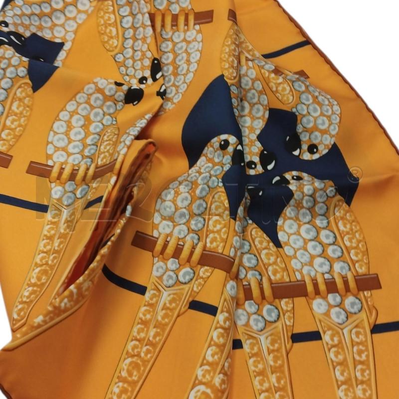FOULARD CARTIER GIALLO PAPPAGALLI SCAT | Mercatino dell'Usato Bernareggio 4