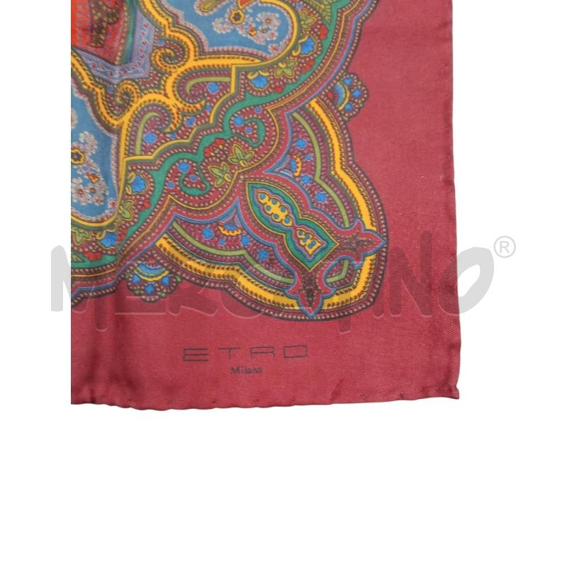 FOULARD ETRO BORDEAUX FANTA SETA PICCOLO | Mercatino dell'Usato Bernareggio 2