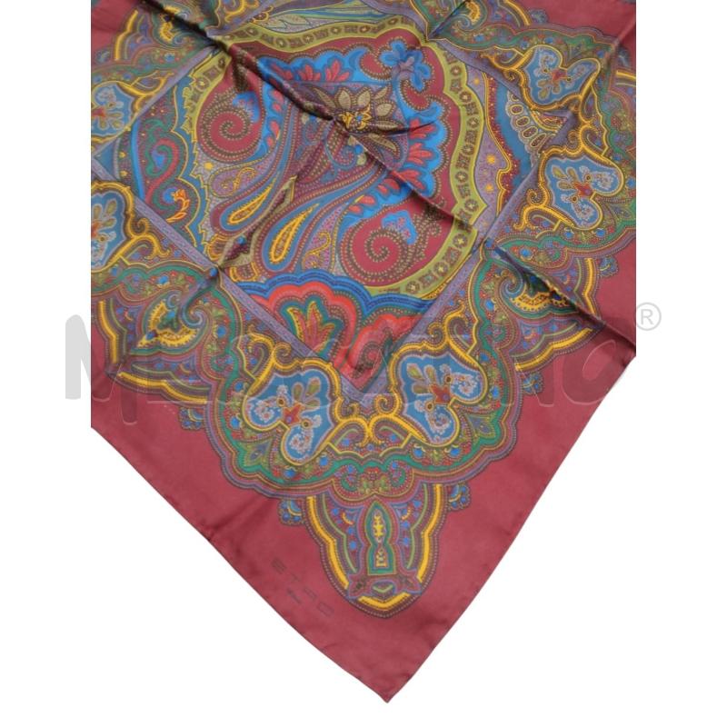 FOULARD ETRO BORDEAUX FANTA SETA PICCOLO | Mercatino dell'Usato Bernareggio 5
