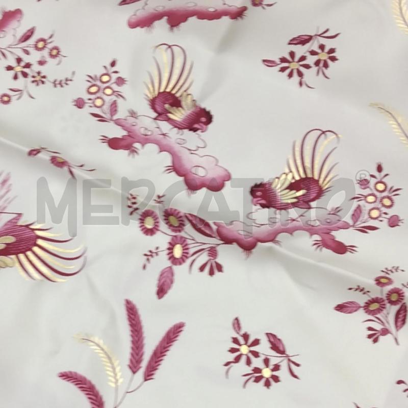 FOULARD SETA GINORI BORDEAUX ORO  | Mercatino dell'Usato Bernareggio 3
