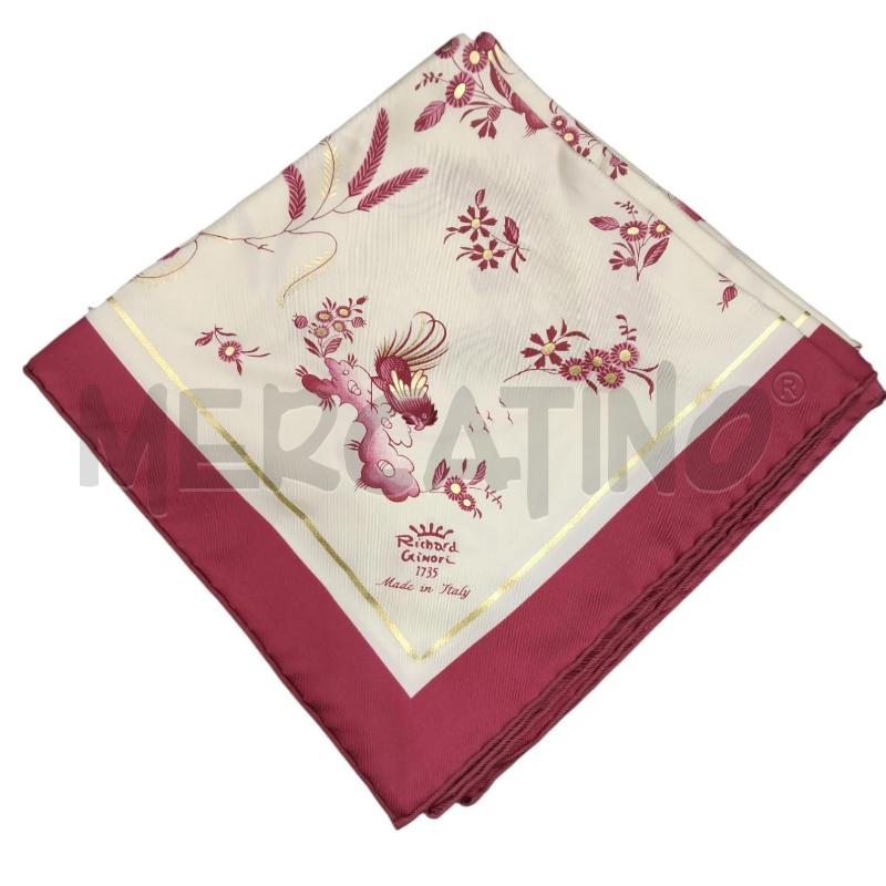FOULARD SETA GINORI BORDEAUX ORO  | Mercatino dell'Usato Bernareggio 5
