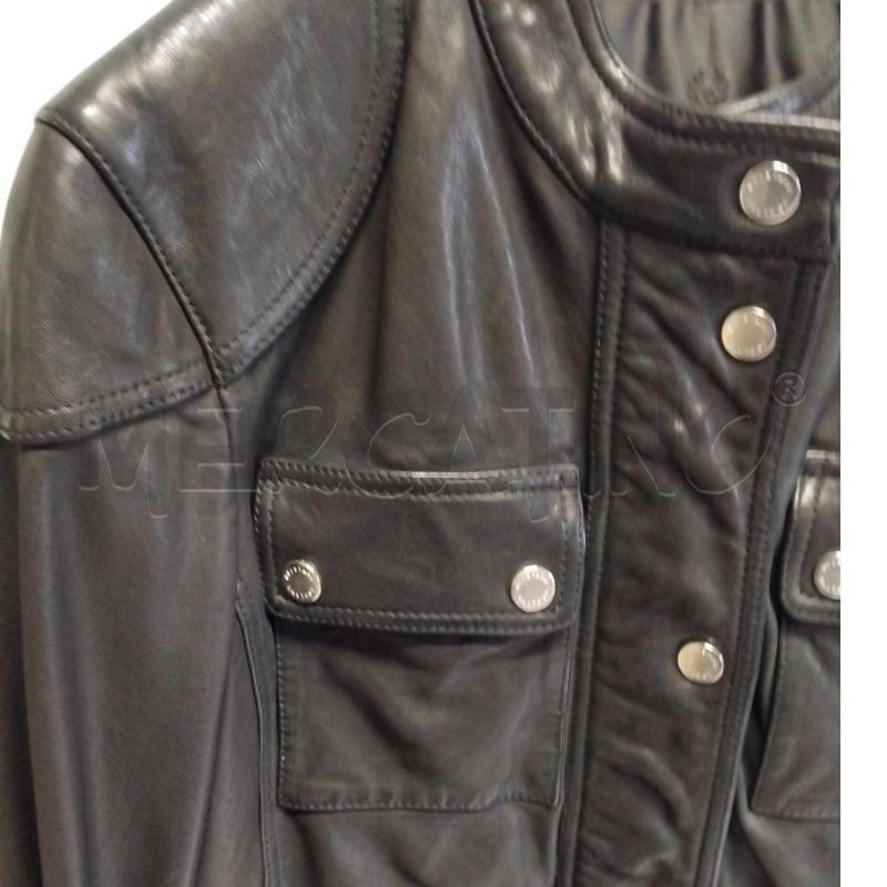 GIACCA D BELSTAFF NERO PELLE  | Mercatino dell'Usato Bernareggio 4