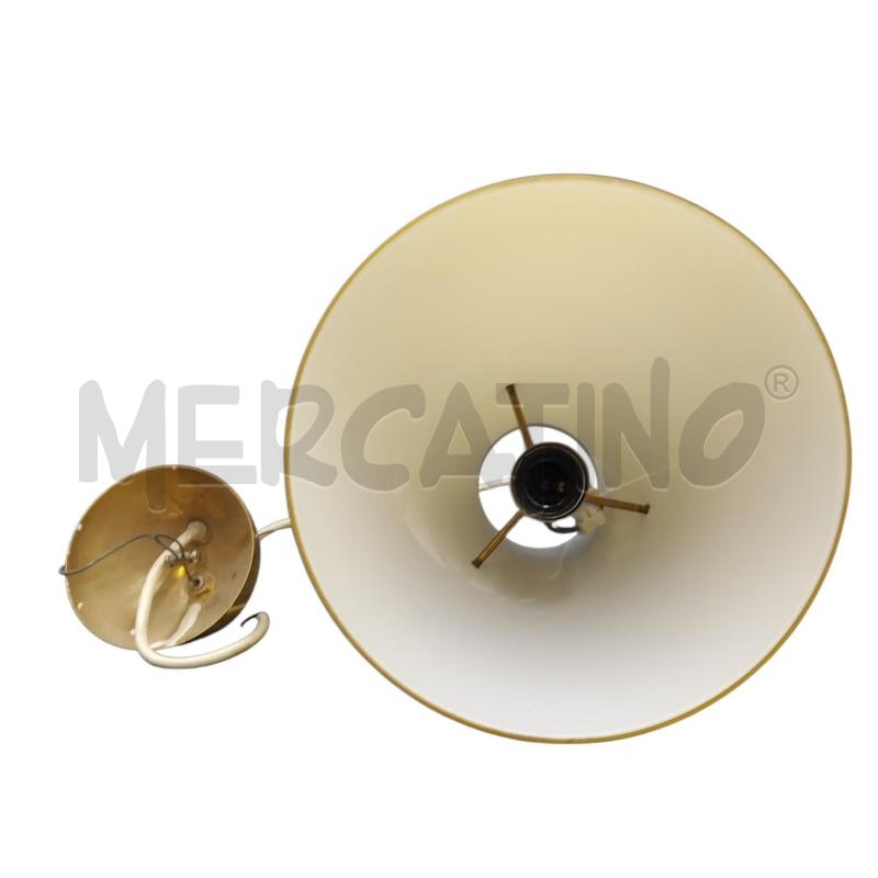 LAMPADARIO CONO OCRA  | Mercatino dell'Usato Bernareggio 5