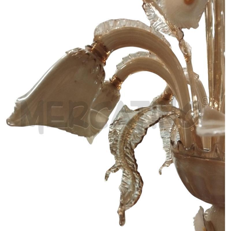 LAMPADARIO MURANO DECORO CALLE E MARGHE | Mercatino dell'Usato Bernareggio 3