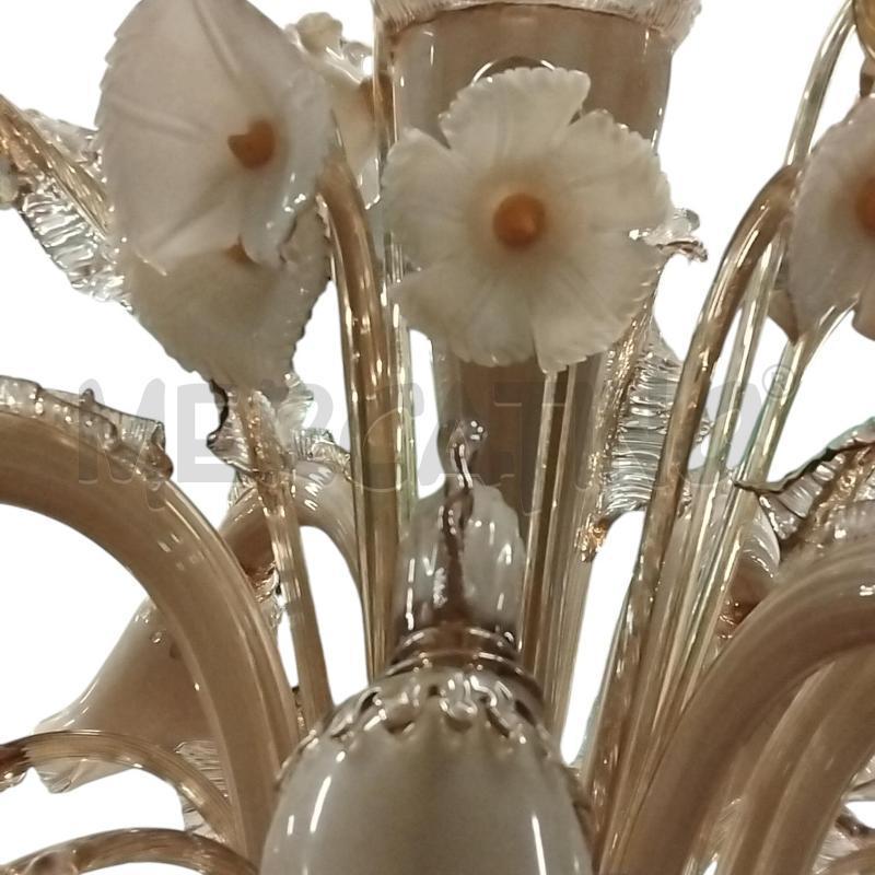 LAMPADARIO MURANO DECORO CALLE E MARGHE | Mercatino dell'Usato Bernareggio 4