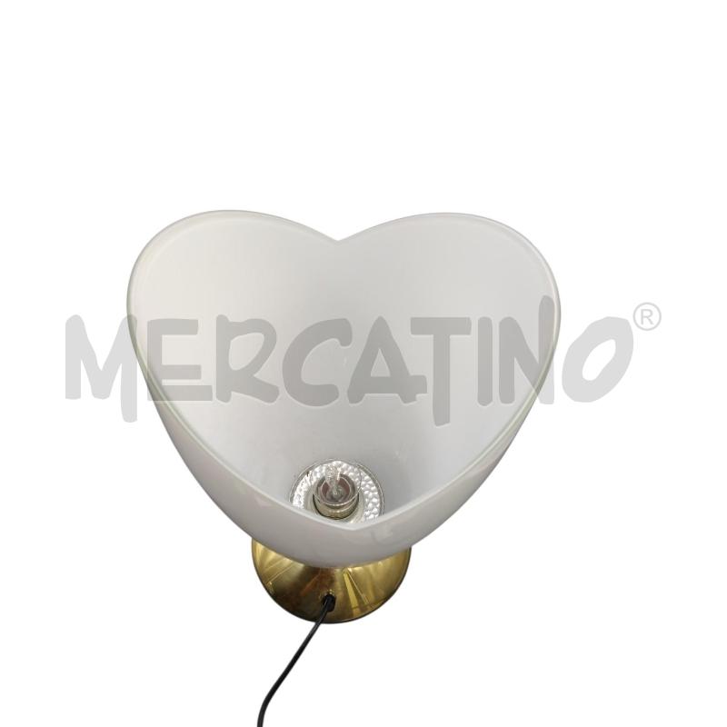 LAMPADA DA TAVOLO OTTONE VETRO BNC  | Mercatino dell'Usato Bernareggio 3