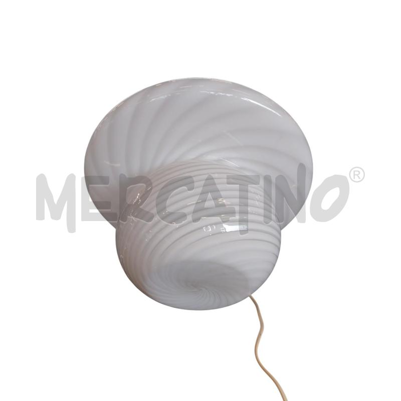LAMPADA FUNGO MURANO RIGHE  | Mercatino dell'Usato Bernareggio 3