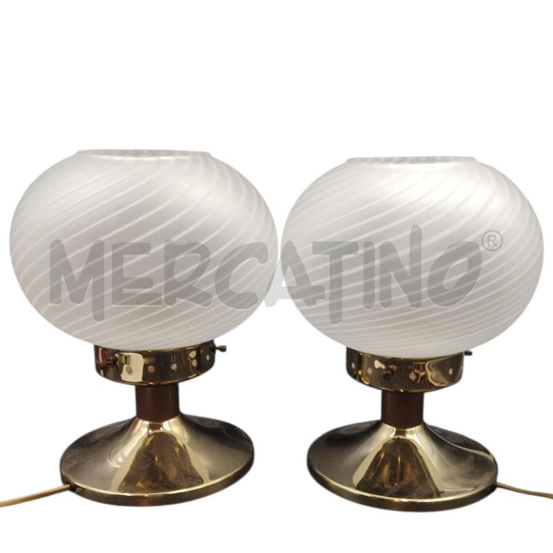 LAMPADA MUR DORATA VETRO SPIRALE | Mercatino dell'Usato Bernareggio 1