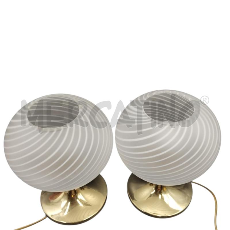 LAMPADA MUR DORATA VETRO SPIRALE | Mercatino dell'Usato Bernareggio 2