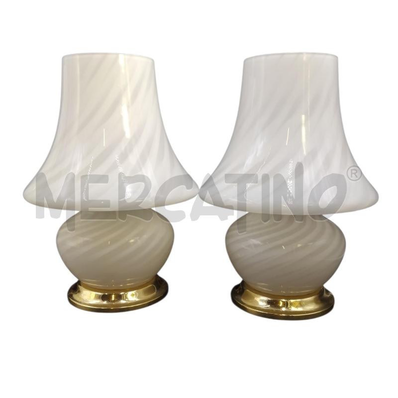 LAMPADE COPPIA VETRO MURANO | Mercatino dell'Usato Bernareggio 4