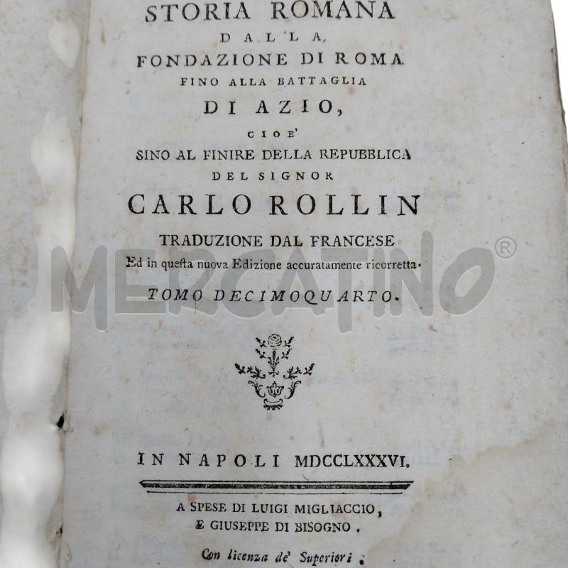 LIBRO STORIA ROMANA | Mercatino dell'Usato Bernareggio 4