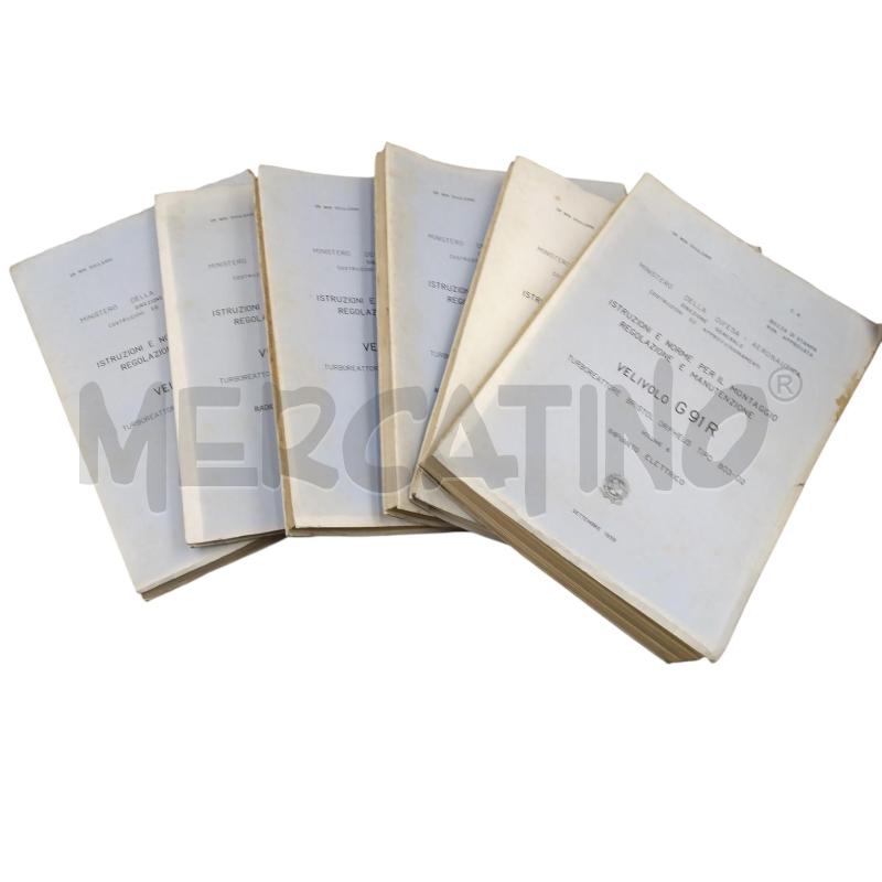 MANUALI MILITARI AERONAUTICA PZ.6 G-91R   | Mercatino dell'Usato Bernareggio 1