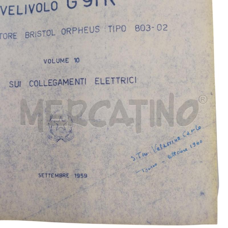MANUALI MILITARI AERONAUTICA PZ.6 G-91R   | Mercatino dell'Usato Bernareggio 4