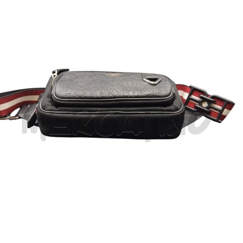 MARSUPIO UOMO BALLY NERO BORDEAUX | Mercatino dell'Usato Bernareggio 3