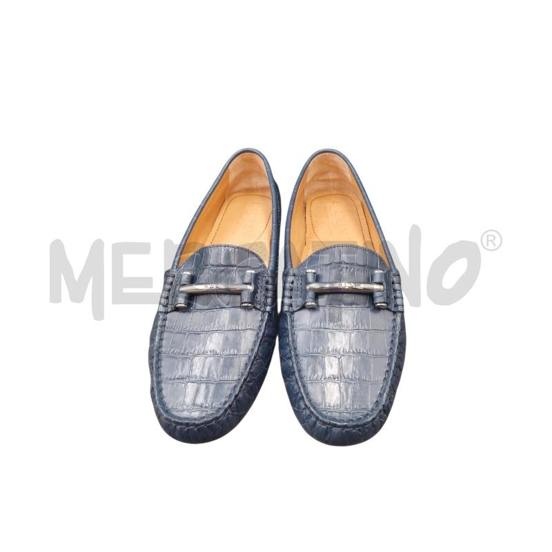 MOCASSINI DONNA BLU STAMPA COCCO RALPH SCAT | Mercatino dell'Usato Bernareggio 1