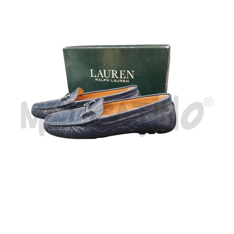 MOCASSINI DONNA BLU STAMPA COCCO RALPH SCAT | Mercatino dell'Usato Bernareggio 2
