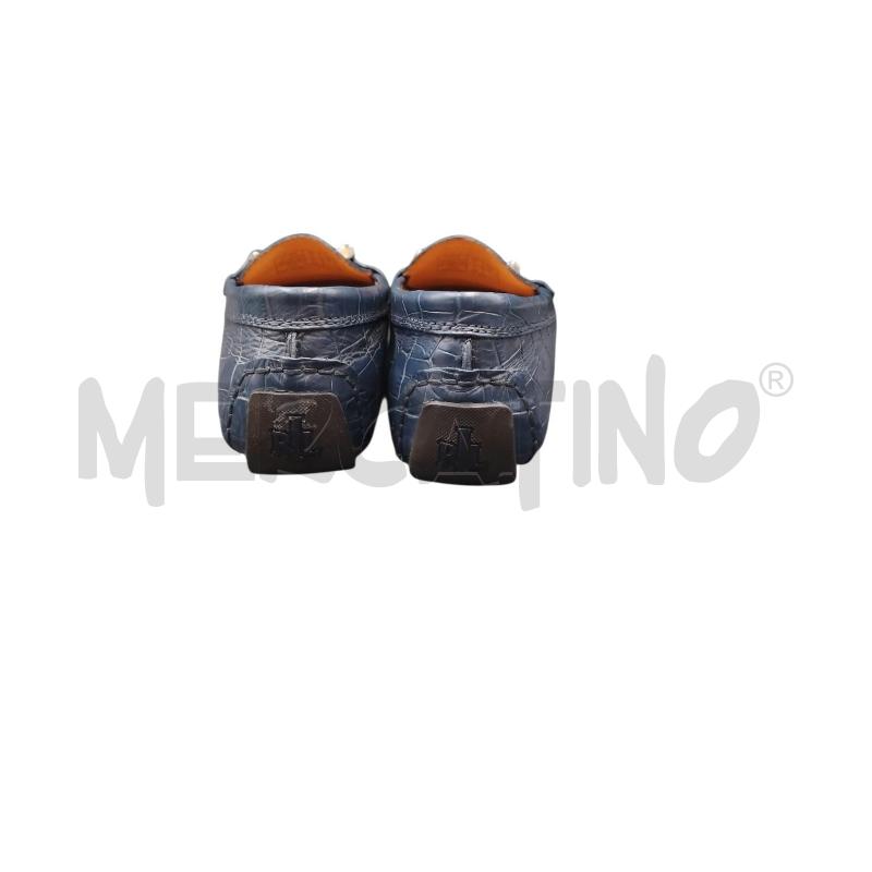 MOCASSINI DONNA BLU STAMPA COCCO RALPH SCAT | Mercatino dell'Usato Bernareggio 3