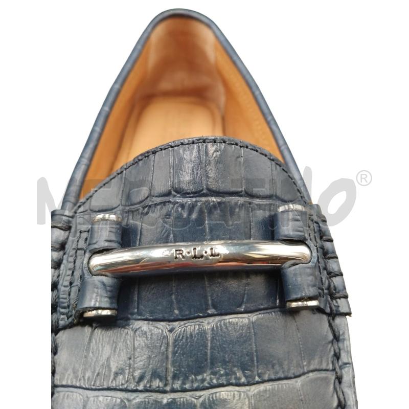 MOCASSINI DONNA BLU STAMPA COCCO RALPH SCAT | Mercatino dell'Usato Bernareggio 5