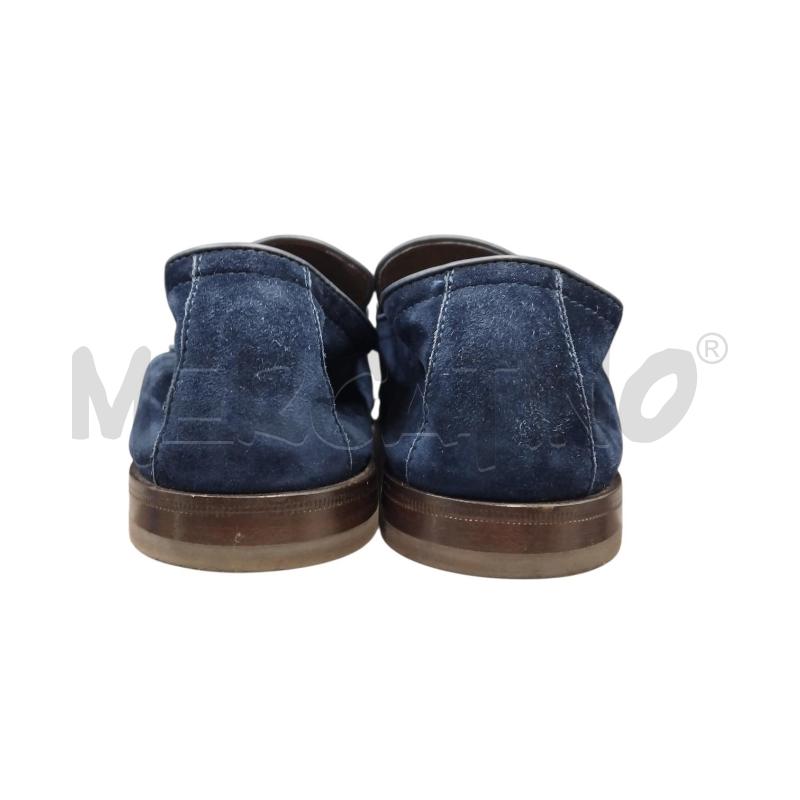MOCASSINI PELLE UOMO BLU CUCINELLI SCAT CAMOSCIO | Mercatino dell'Usato Bernareggio 4
