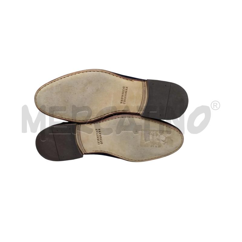 MOCASSINI PELLE UOMO BLU CUCINELLI SCAT CAMOSCIO | Mercatino dell'Usato Bernareggio 5
