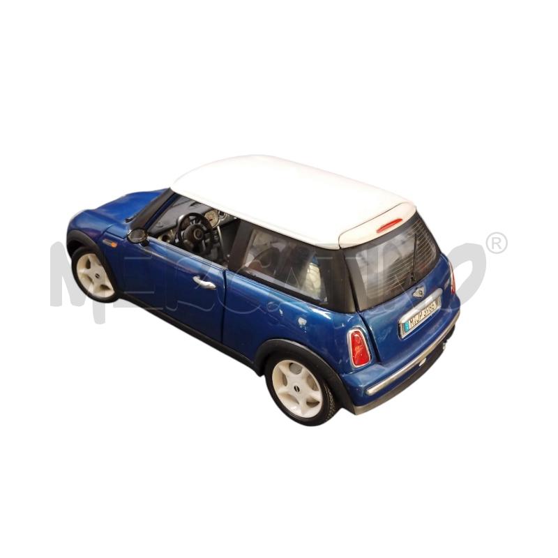MODELLINO AUTO BURAGO MINI COPPER BLU  | Mercatino dell'Usato Bernareggio 4