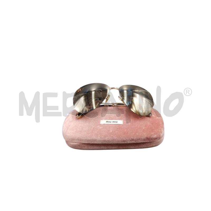 OCCHIALI D MIU MIU SPECCHIO GOCCIA CUST ROSA | Mercatino dell'Usato Bernareggio 1