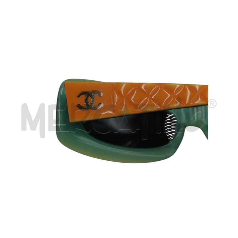 OCCHIALI SOLE CHANEL ARANCIO | Mercatino dell'Usato Bernareggio 4