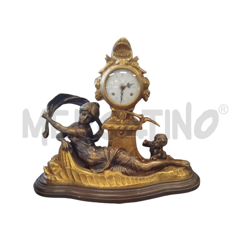 OROLOGIO DA TAVOLO FRANCESE BRONZO IMPERIAL | Mercatino dell'Usato Bernareggio 1