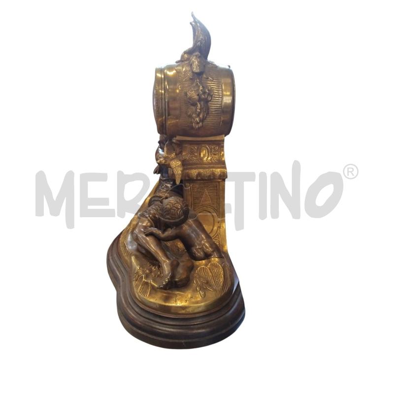 OROLOGIO DA TAVOLO FRANCESE BRONZO IMPERIAL | Mercatino dell'Usato Bernareggio 3