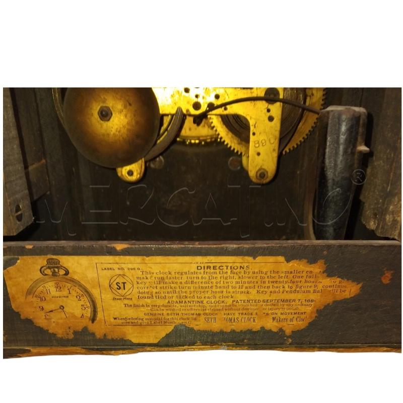 OROLOGIO DA TAVOLO SETH THOMAS AMERICA  | Mercatino dell'Usato Bernareggio 4