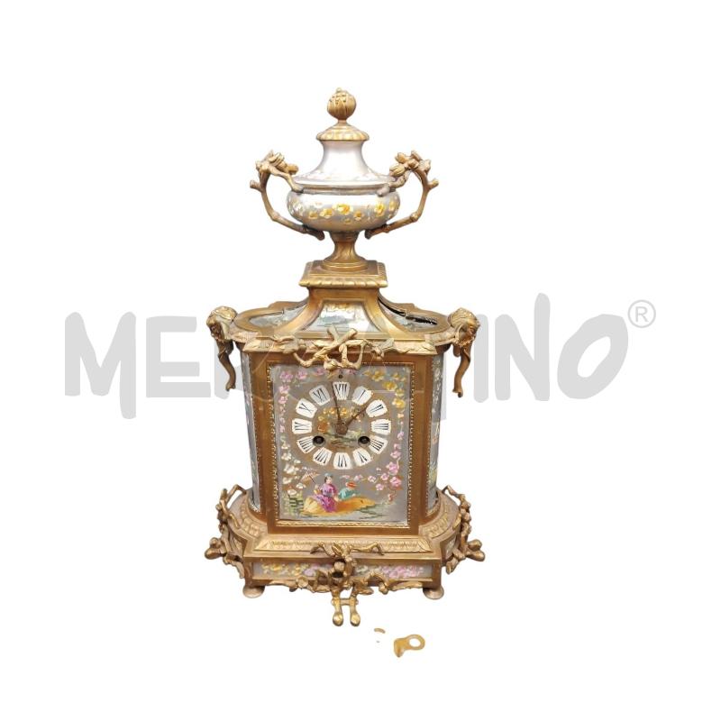 OROLOGIO PENDOLINO PARIGINA DIPINTO OTTONE | Mercatino dell'Usato Bernareggio 1