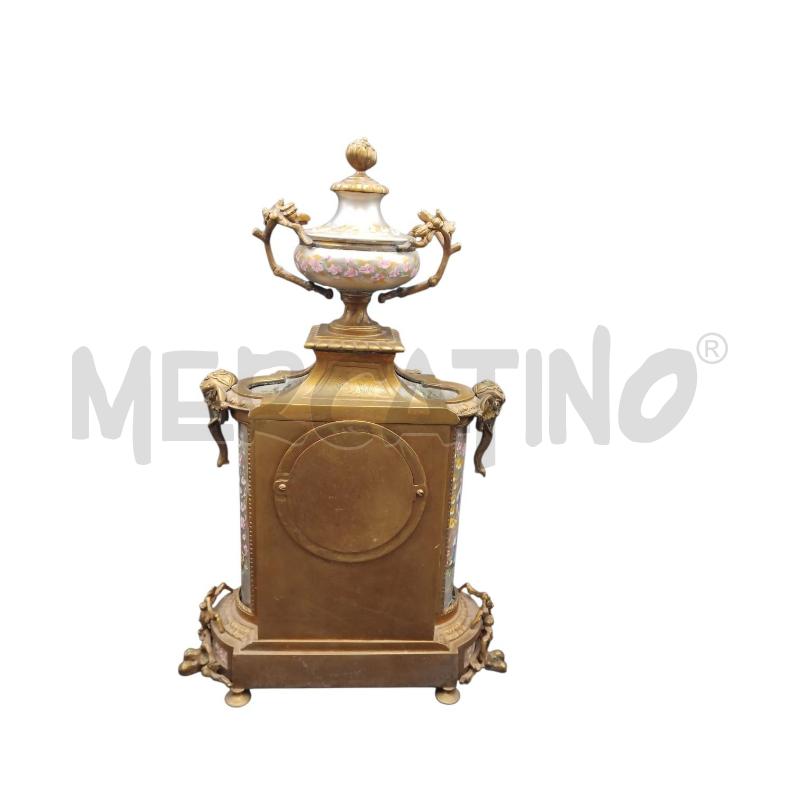 OROLOGIO PENDOLINO PARIGINA DIPINTO OTTONE | Mercatino dell'Usato Bernareggio 3