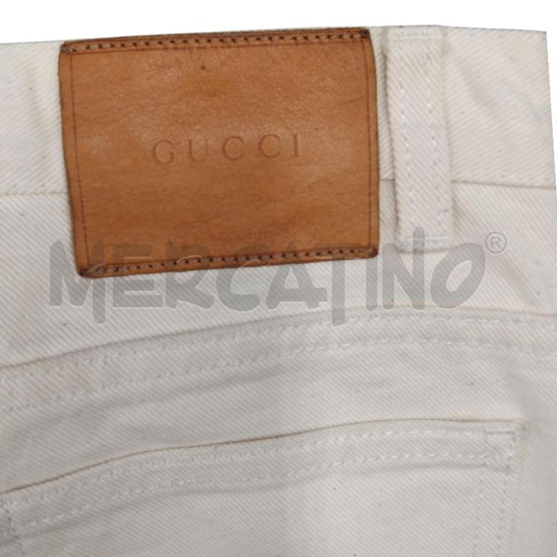 PANTALONE DONNA PANNA BANDA BLU ROSSO GUCCI | Mercatino dell'Usato Bernareggio 2