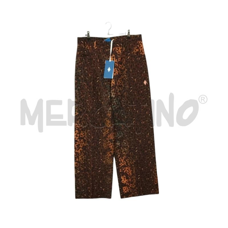 PANTALONE D MARCELO BURLON ANIMALIER MARRONE  | Mercatino dell'Usato Bernareggio 1