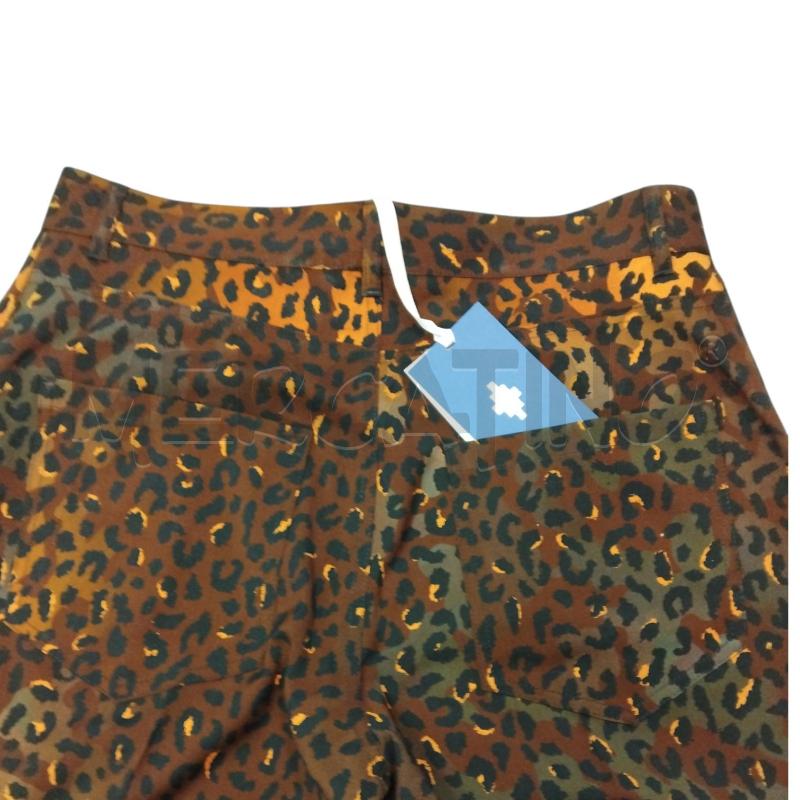 PANTALONE D MARCELO BURLON ANIMALIER MARRONE  | Mercatino dell'Usato Bernareggio 3