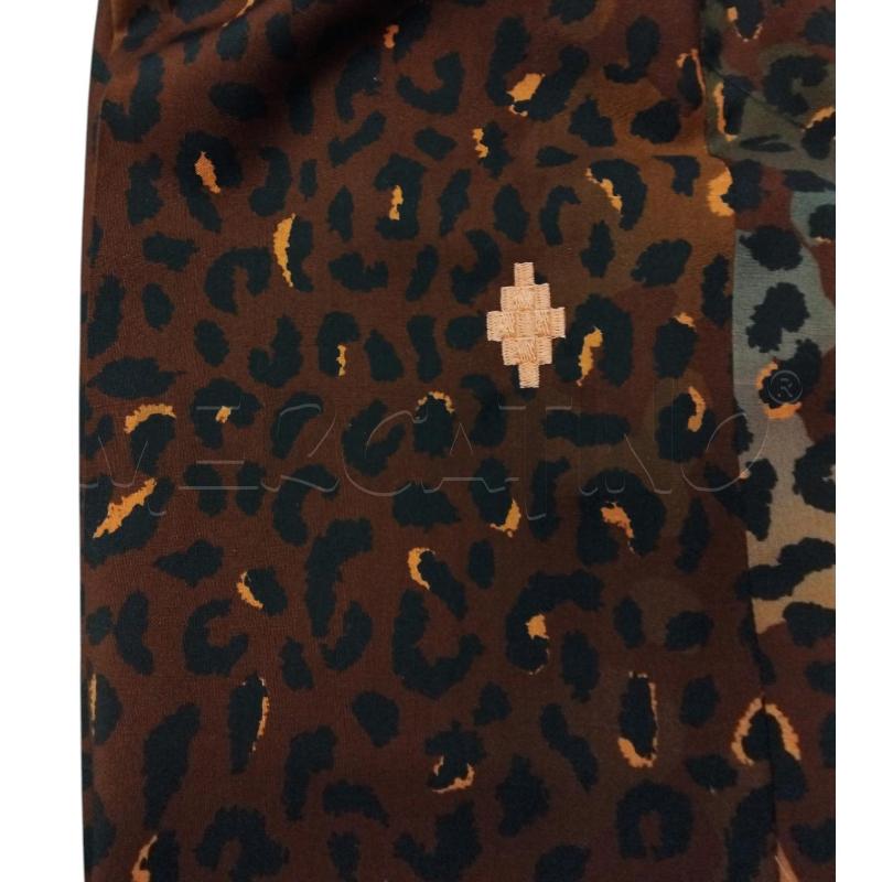 PANTALONE D MARCELO BURLON ANIMALIER MARRONE  | Mercatino dell'Usato Bernareggio 4