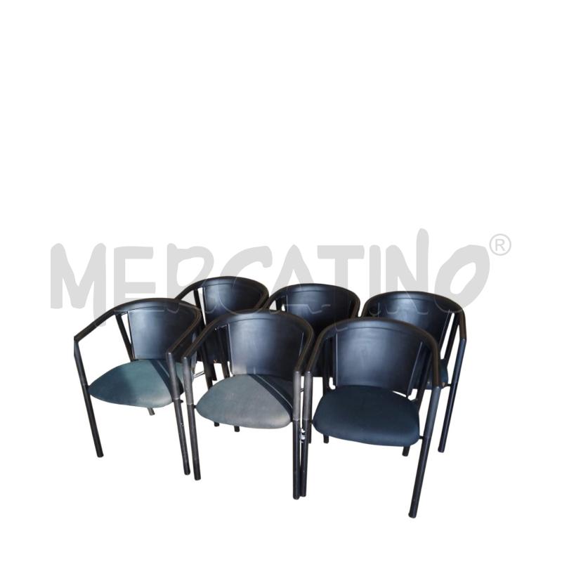 POLTRONCINE 6 PZ. FLEXFORM MOD. MIXER  | Mercatino dell'Usato Bernareggio 1