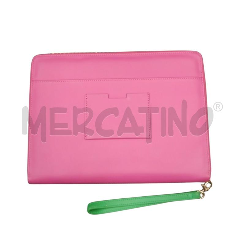 PORTA TABLET PIQUADRO ROSA E VERDE  | Mercatino dell'Usato Bernareggio 2