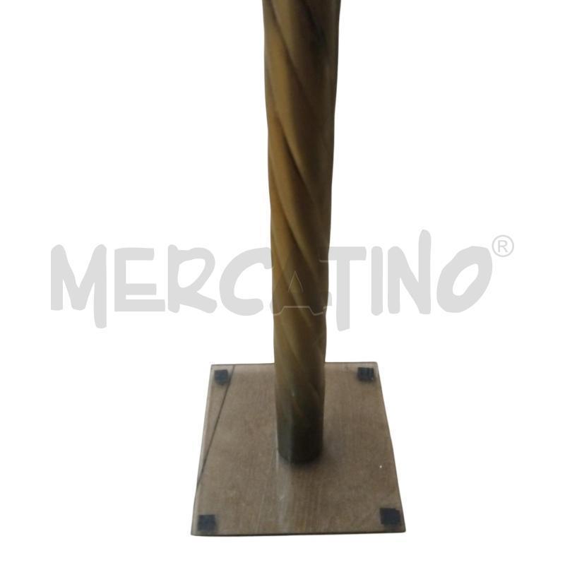 POSA CENERE OTTONE BASE VETRO FUME  | Mercatino dell'Usato Bernareggio 3